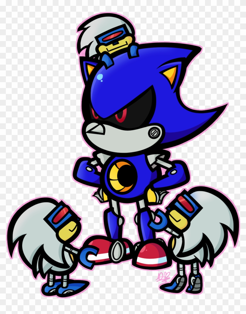 Part-time Babysitter - Sonic Mania Silver Sonic Clipart #719271