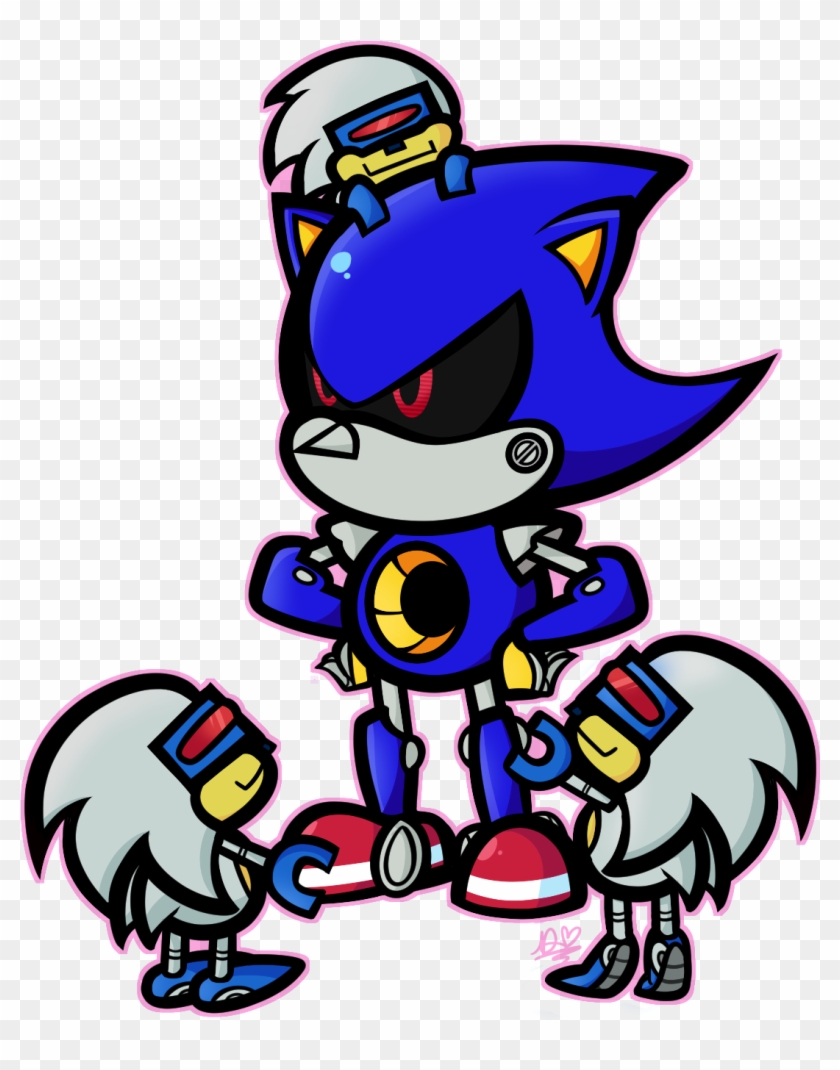 Part-time Babysitter - Sonic Mania Silver Sonic Clipart