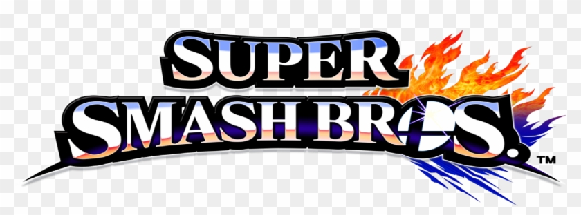 Smash Bros Logo Png - Super Smash Bros 4 Title Clipart