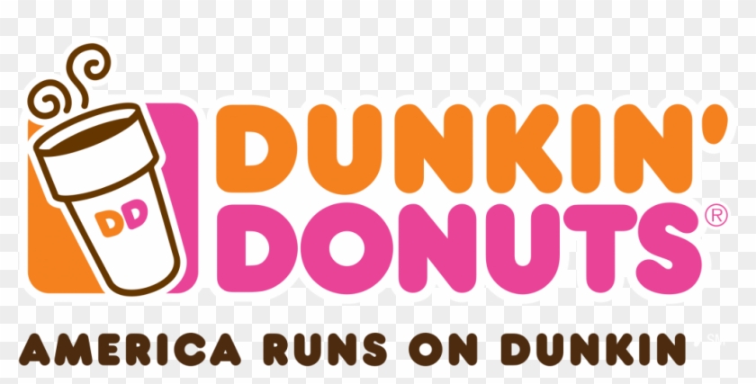 Dunkin Donuts America Runs On Dunkin Logo Clipart #719730