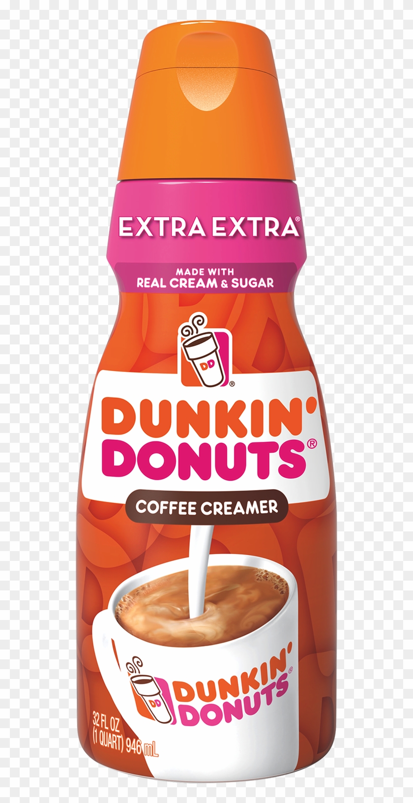 Dunkin' Donuts® Extra Extra Coffee Creamer - Dunkin Donuts Caramel Creamer Clipart #719832