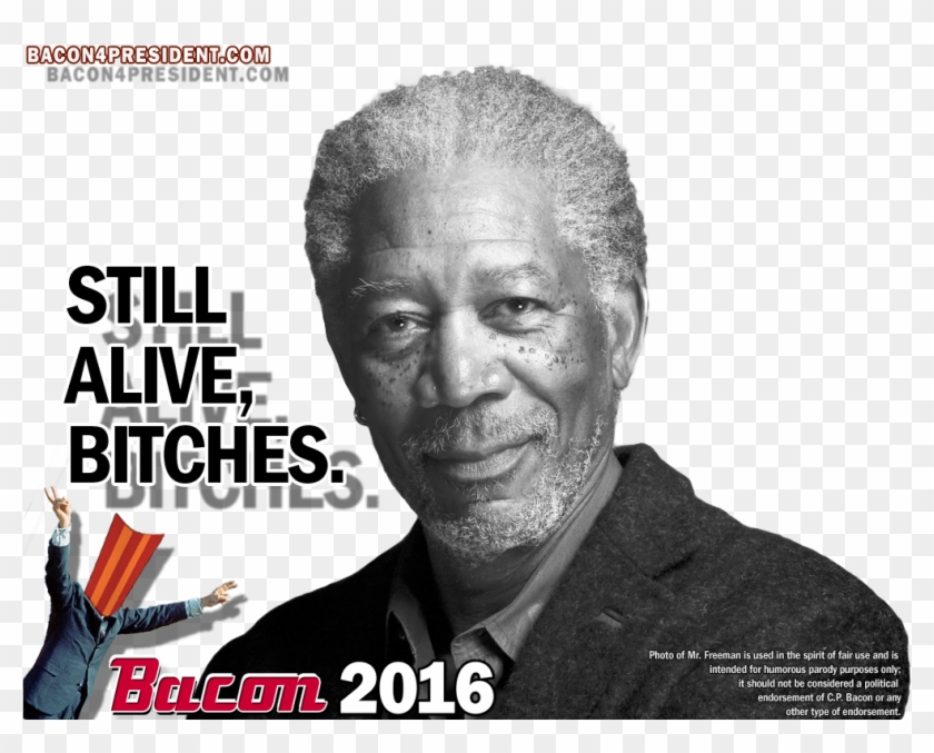 Still Alive Bitches - Morgan Freeman Or Nelson Mandela Clipart