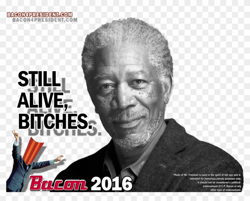 Still Alive Bitches - Morgan Freeman Or Nelson Mandela Clipart #719894