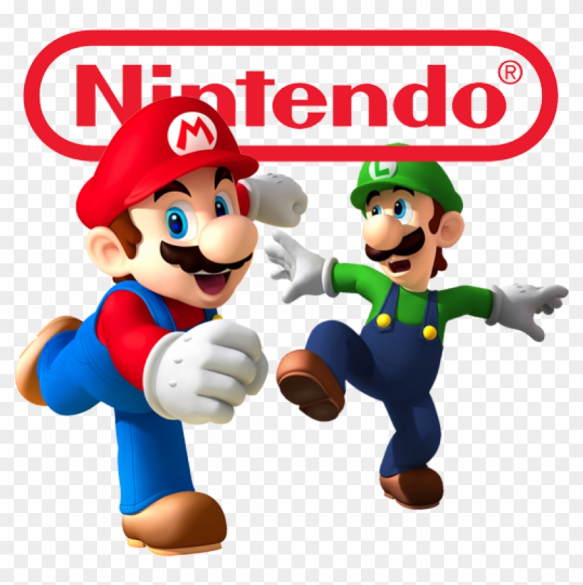 Nintendo Logo With Mario Clipart