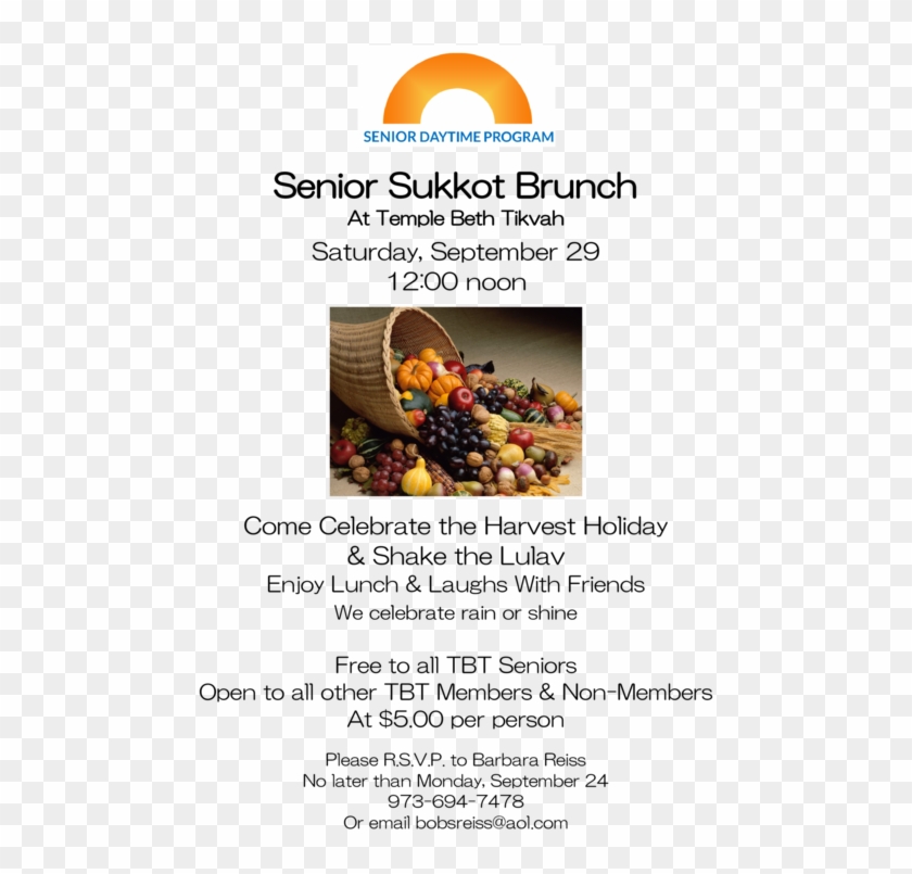Senior Brunch - Buffet Clipart