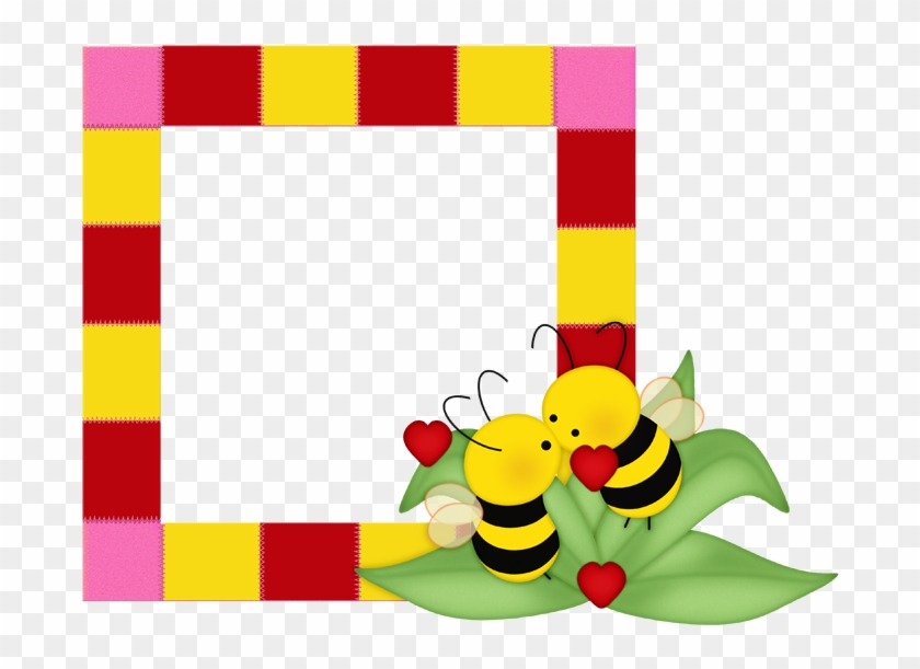 Lacarolita Spring Is Here Frame Png Scrapbook Ⓒ - النحلة كرتون Clipart