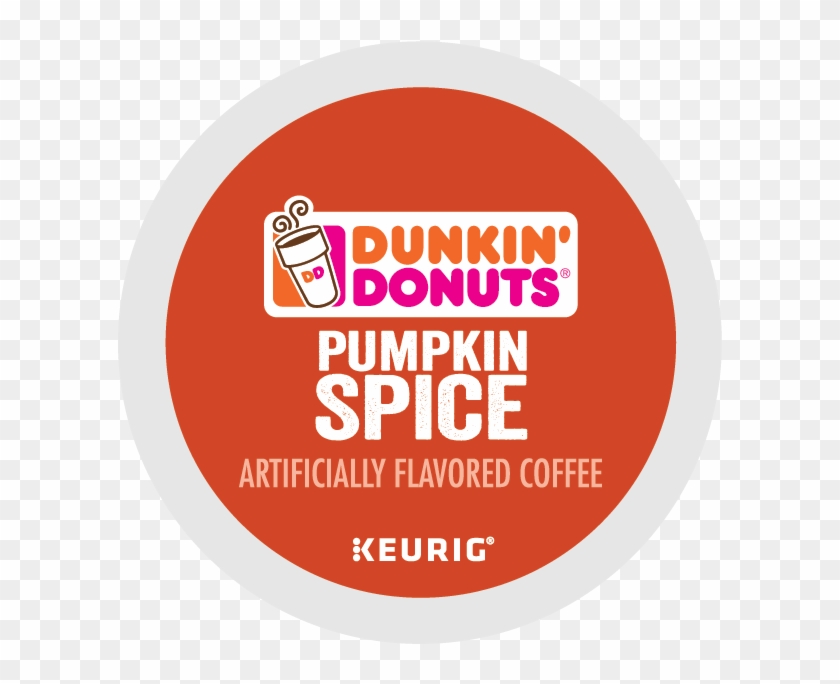 Dunkin' Donuts Pumpkin Kcups - Circle Clipart #720418