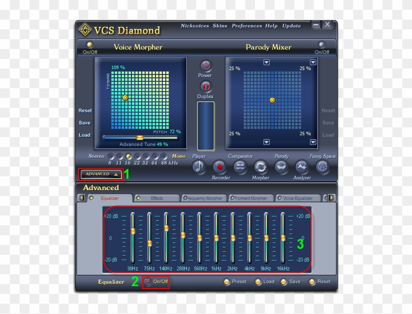Equalizer Tab Av Voice Changer Software Clipart (720473) PikPng