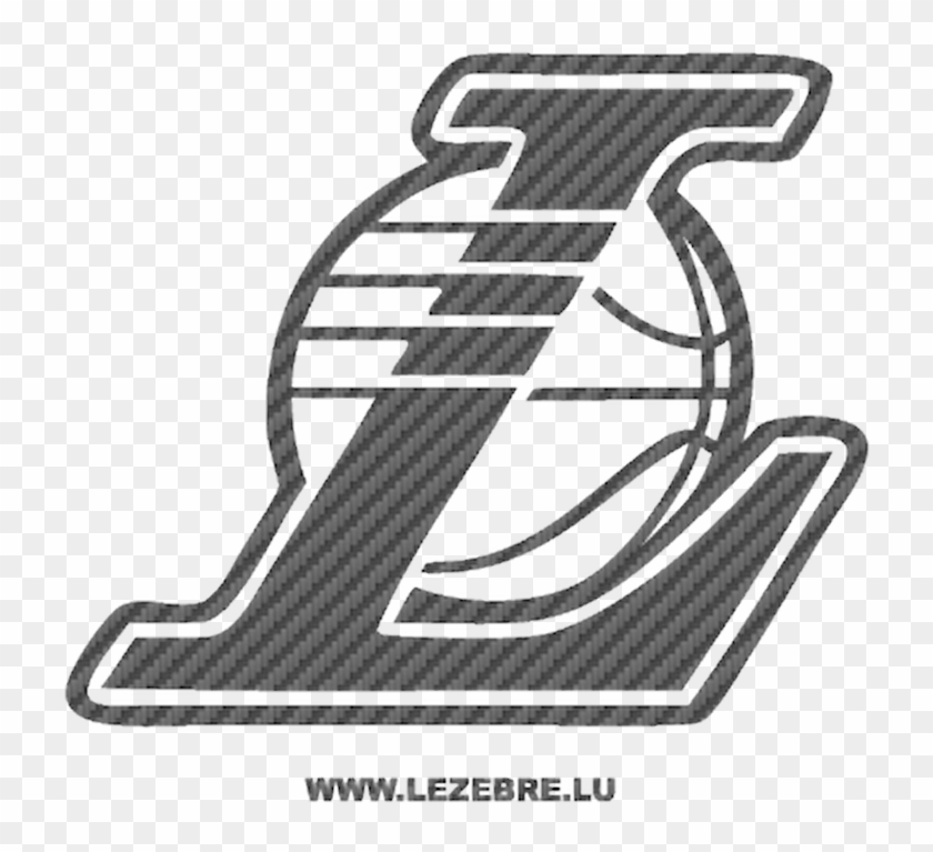 Lakers Logo Sticker Karbon Los Angeles Lakers Logo - Los Angeles Lakers Icon Clipart