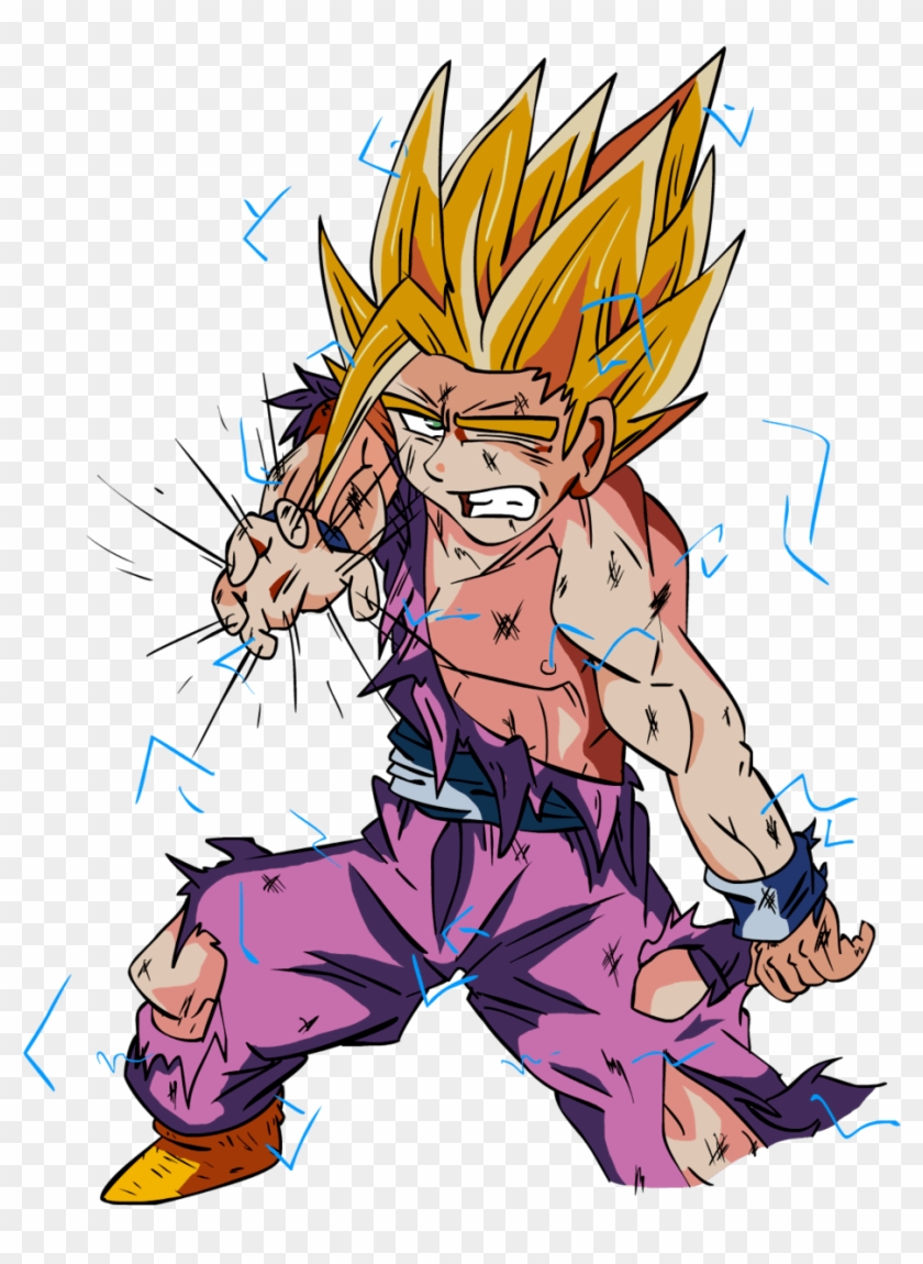 Gohan Ssj2 Super Kamehameha , Png Download Clipart #721357