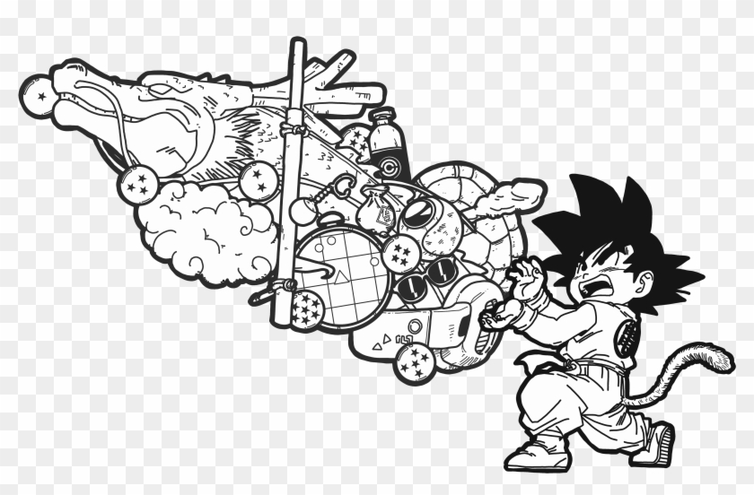 Kamehameha - Drawing Goku Kamehameha Clipart #721715