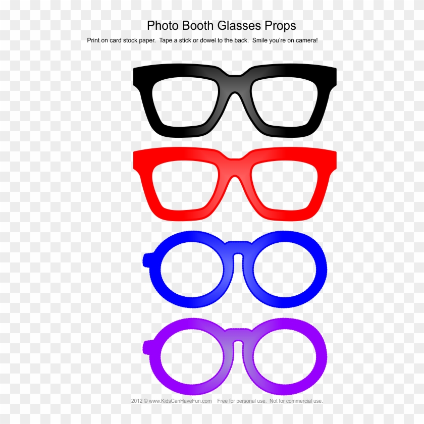Theatrical Property Sunglasses Booth Glasses Download - Clipart For Photobooth - Png Download #722576