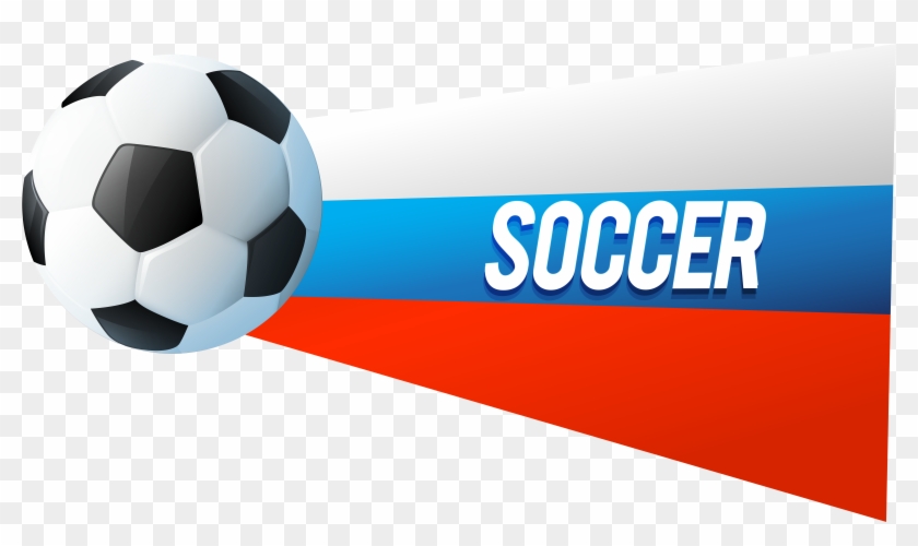 Deco Russian Flag With Soccer Ball Png Clip Art Transparent Png #722808
