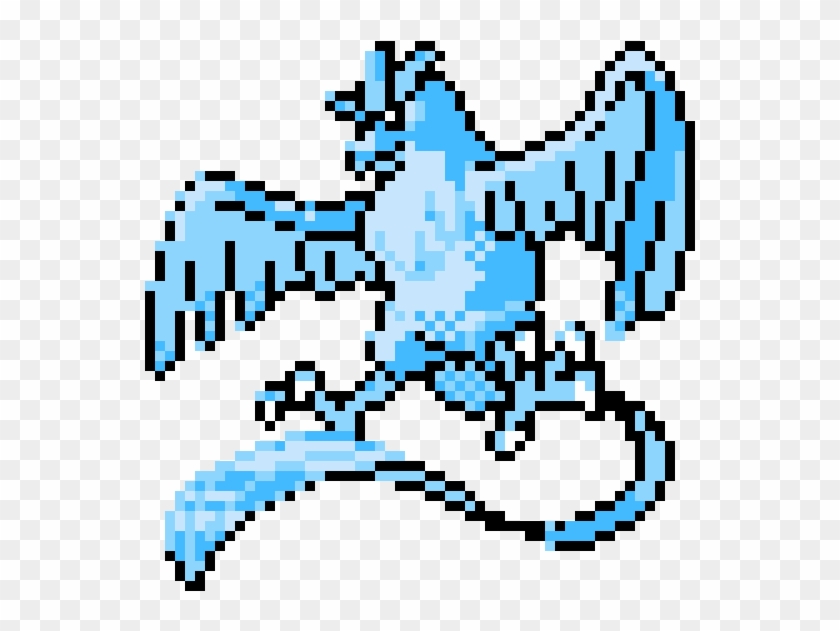 Articuno - Cool Pokemon Perler Patterns Clipart #722896