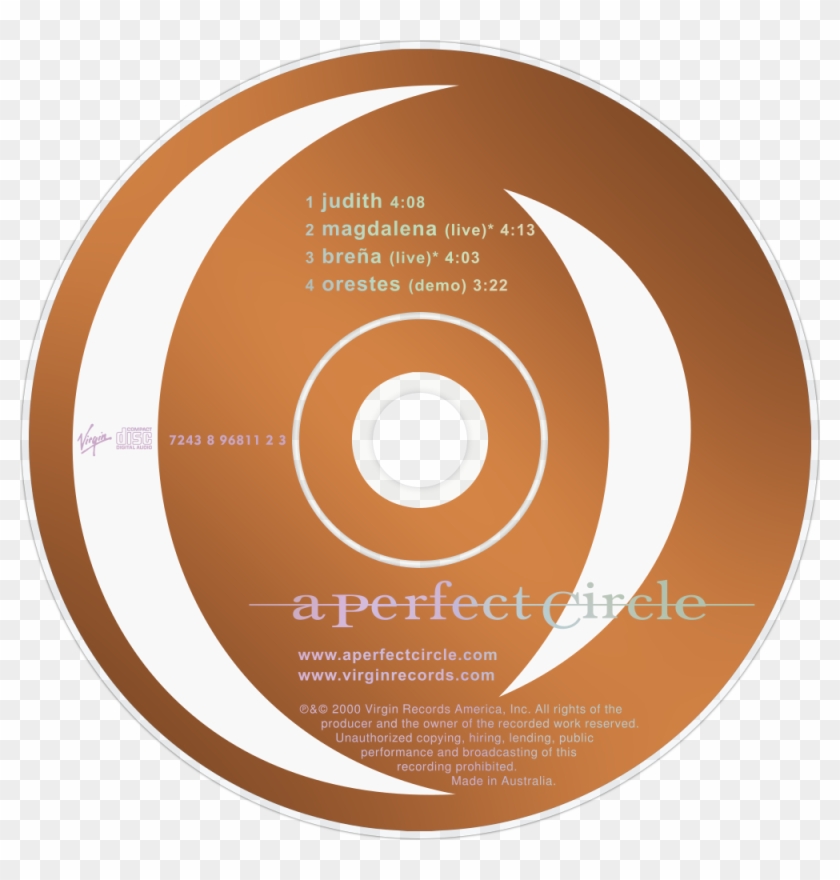 A Perfect Circle Judith Cd Disc Image - Cd Clipart #722900