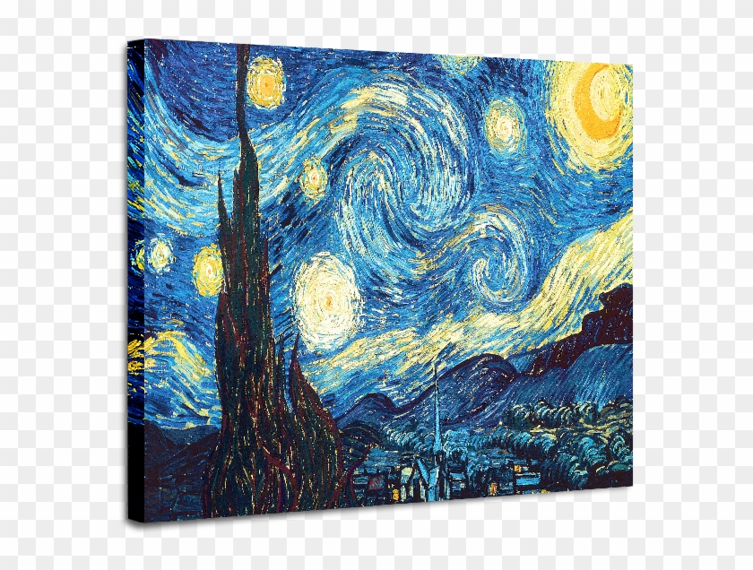 The Starry Night - Starry Night Diamond Painting Clipart #722997