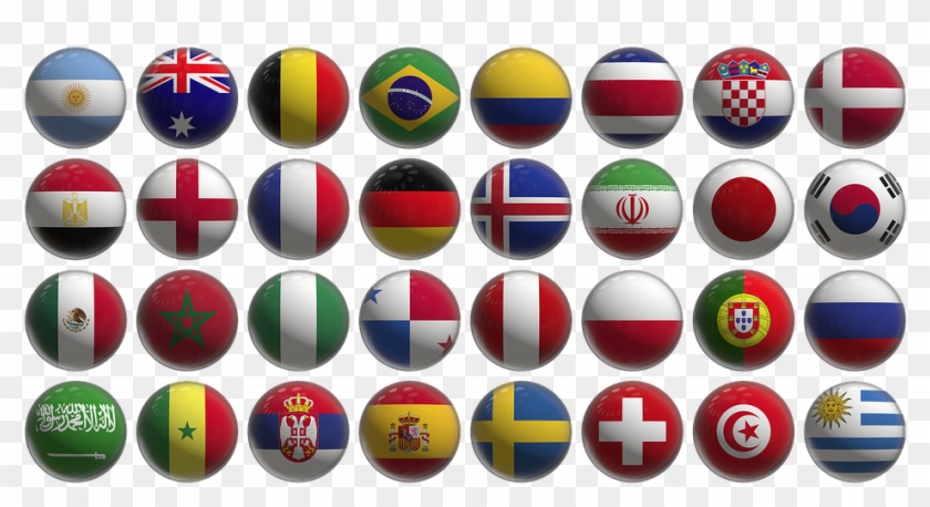 Russia Russian World Cup 2018 World Fifa Flag - Serbia Clipart