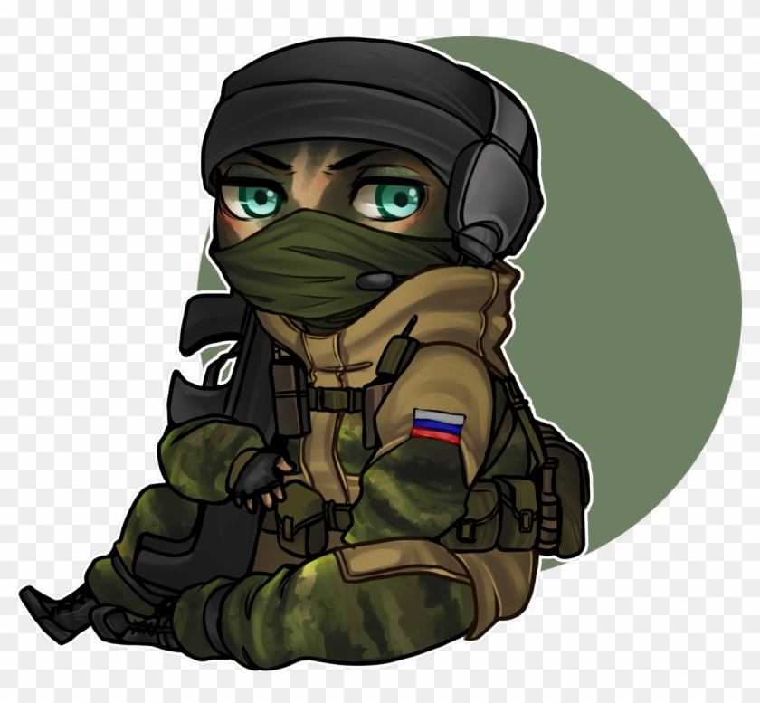 Tobbee - Glaz Rainbow Six Siege Chibi Clipart