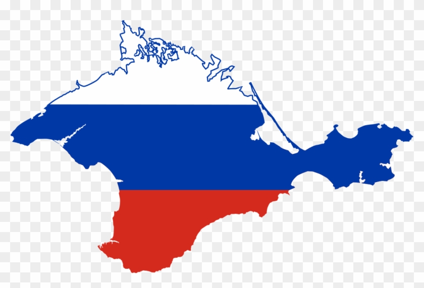 Maps Moscow Russia File Flag Map Of Crimea As Part - Russia Flag Map With Crimea Clipart #723709