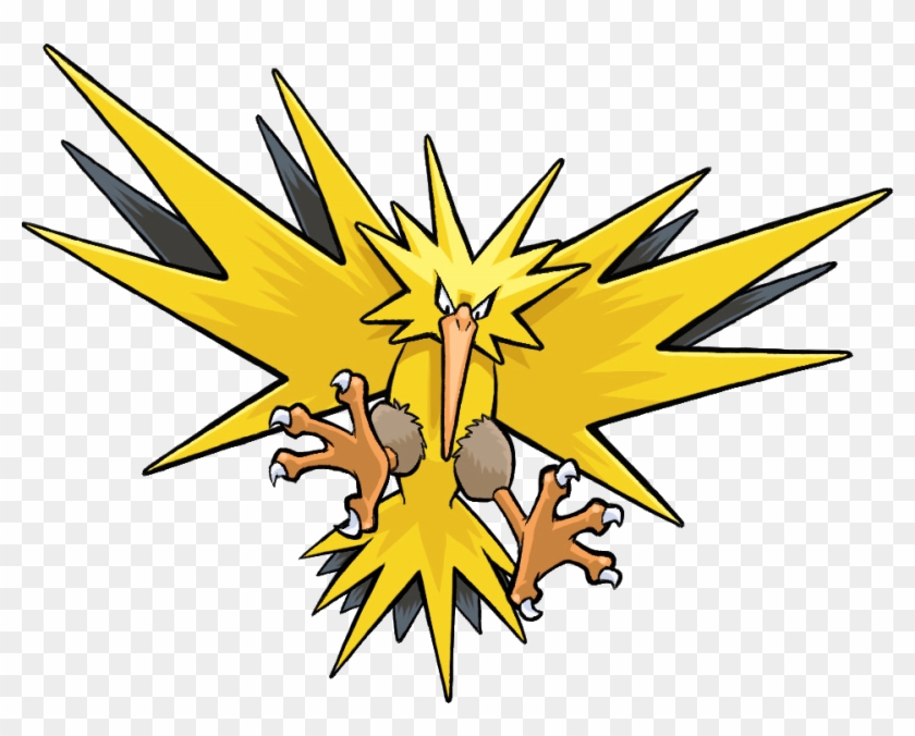 445kib, 959x727, Image - Yellow Pokemon Legendary Birds Clipart #723855