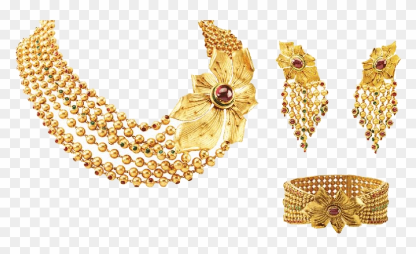 Free Png Indian Jewellery Png - Rani Haar Gold Png Clipart