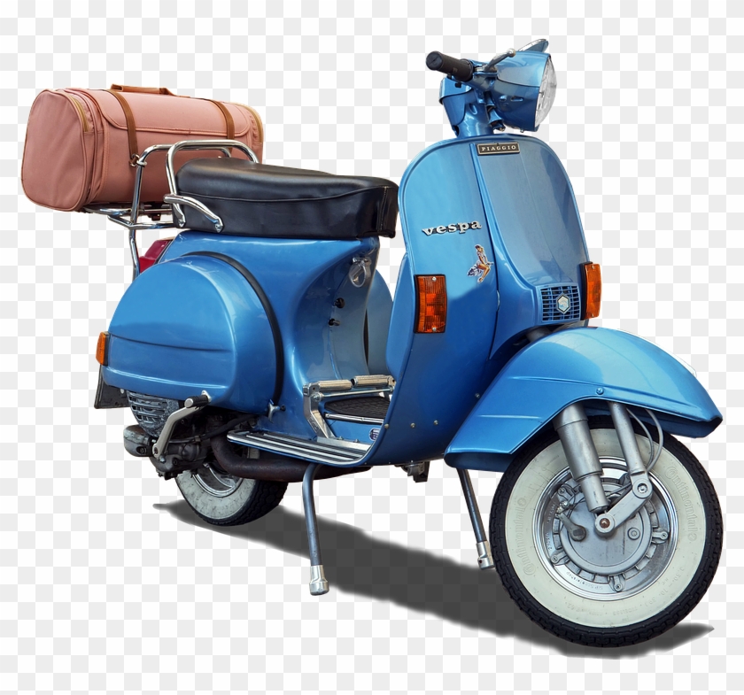 Motor Scooter, Vespa, Jewel, Historically, Restored - Vespa Classic Png Clipart #724183