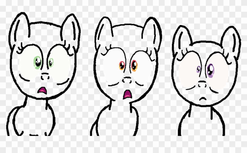Mlp- Shocked Base By Bigpurplemuppet99 On Clipart Library - Cartoon - Png Download
