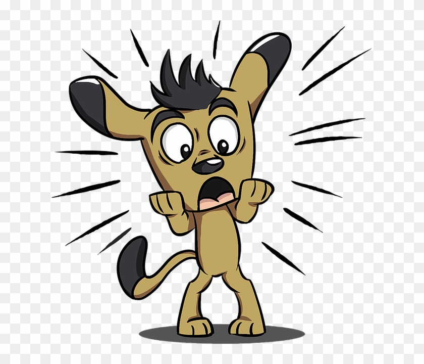 Shocked Animal Face - Surprised Dog Clipart - Png Download #724254
