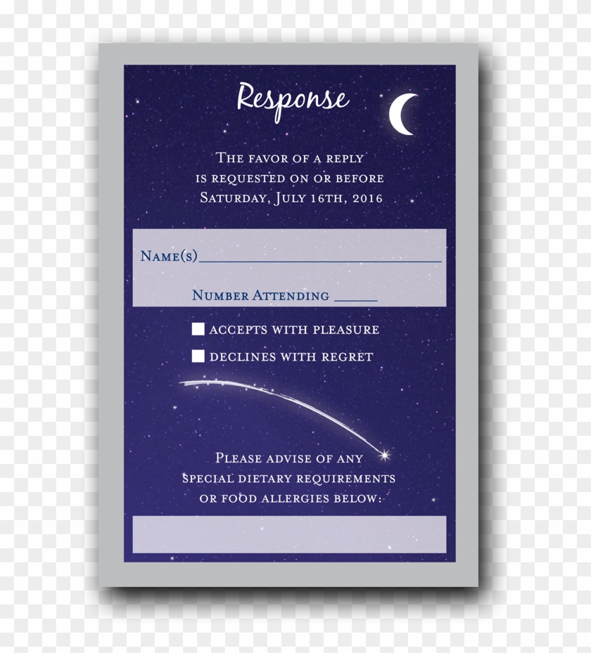 Starry Night - Brochure Clipart #724316