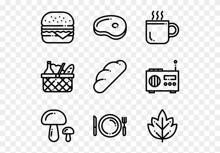 Picnic - Phone Email Icon Png Clipart #724405