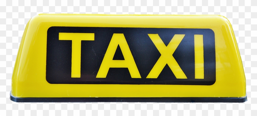 Taxi Sign Png - Signage Clipart #724496