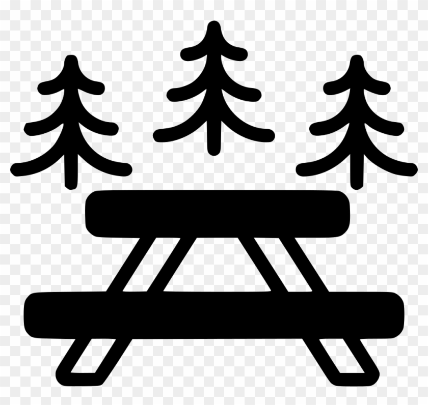Png File Svg - Camping Tree Svg Black And White Clipart