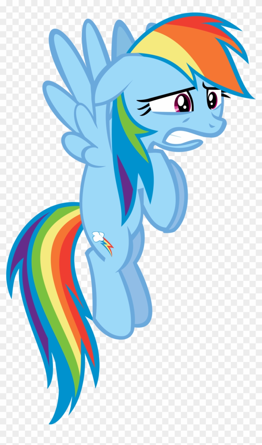 Despair, Pony, Rainbow Dash, Sad, Safe, Scared, Shocked, - My Little Pony Rainbow Dash Scared Clipart #724647