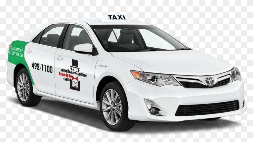 Cab Png Transparent Image - White Taxi Car Png Clipart #724671