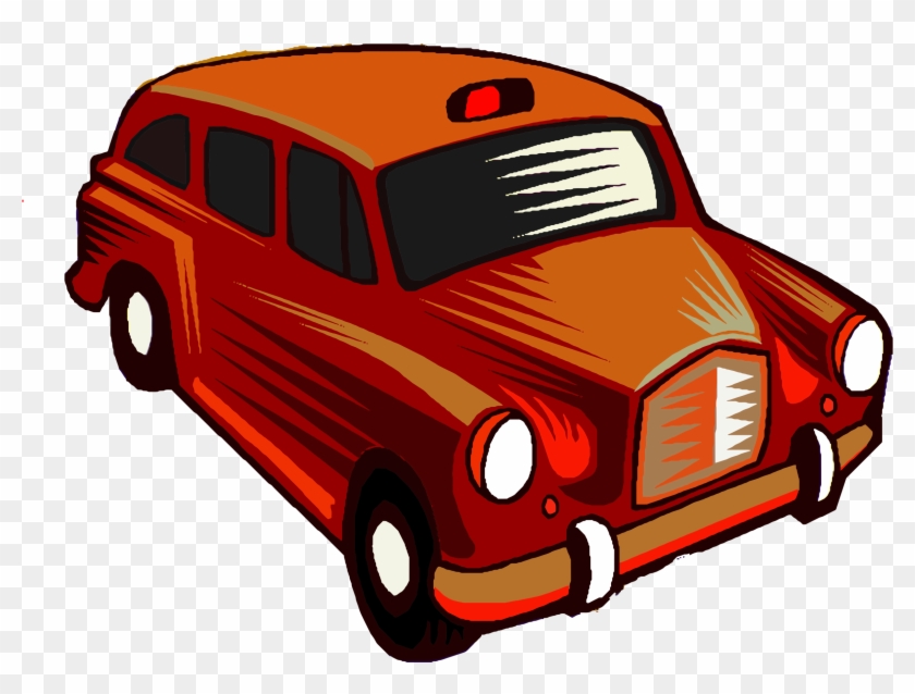 This Free Icons Png Design Of Red Taxi Cab Clipart