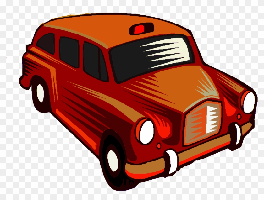 This Free Icons Png Design Of Red Taxi Cab Clipart #724920