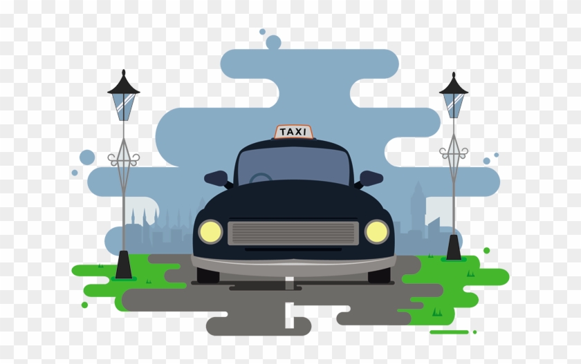 Contact Us - Taxi Illustration Clipart