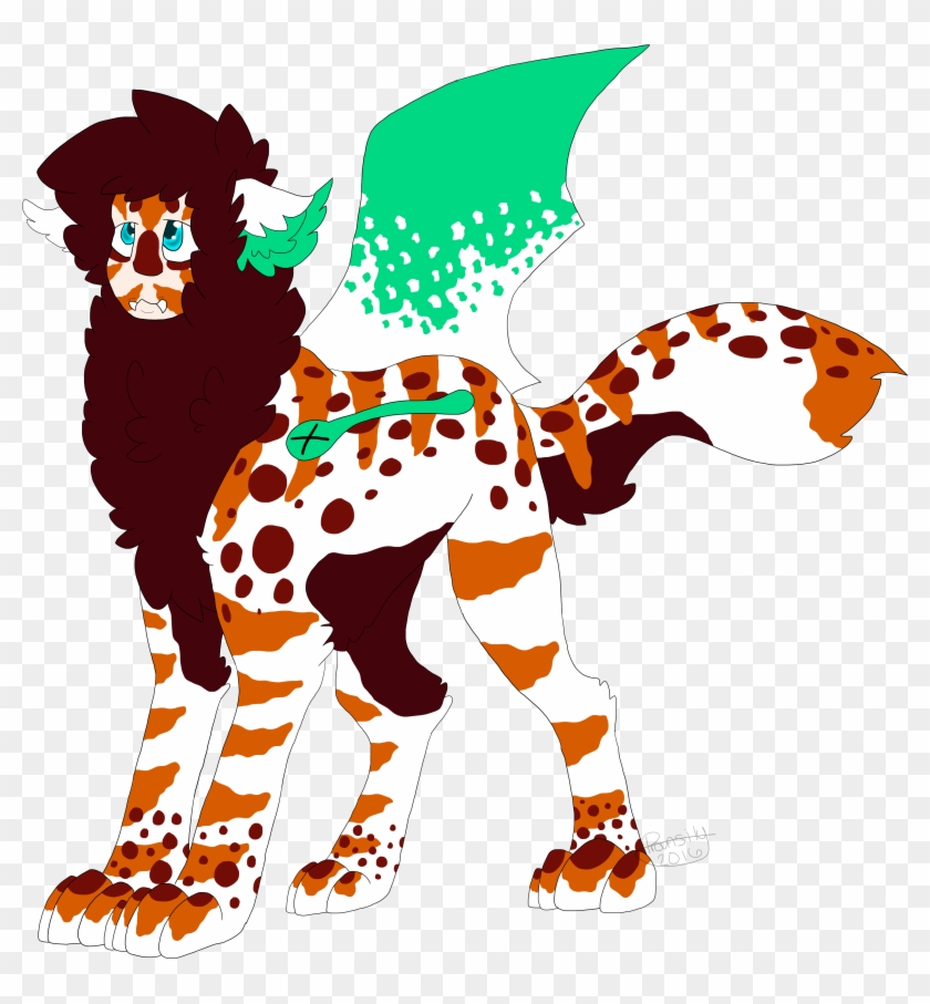 Rare Dragon Winged Sphinx , Png Download Clipart