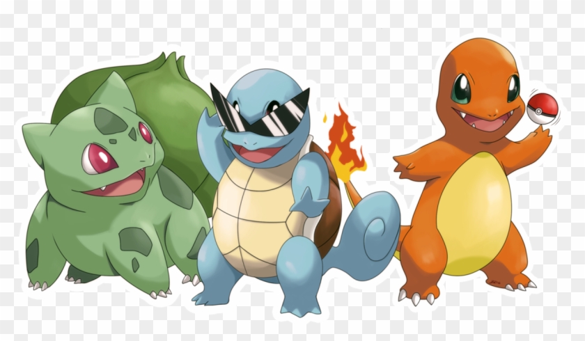 Pokemon Starters Png - Starter Pokemon Png Clipart #726234