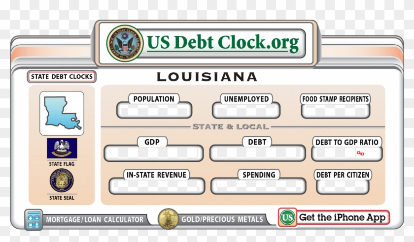 California State Debt 2018 Clipart #726365