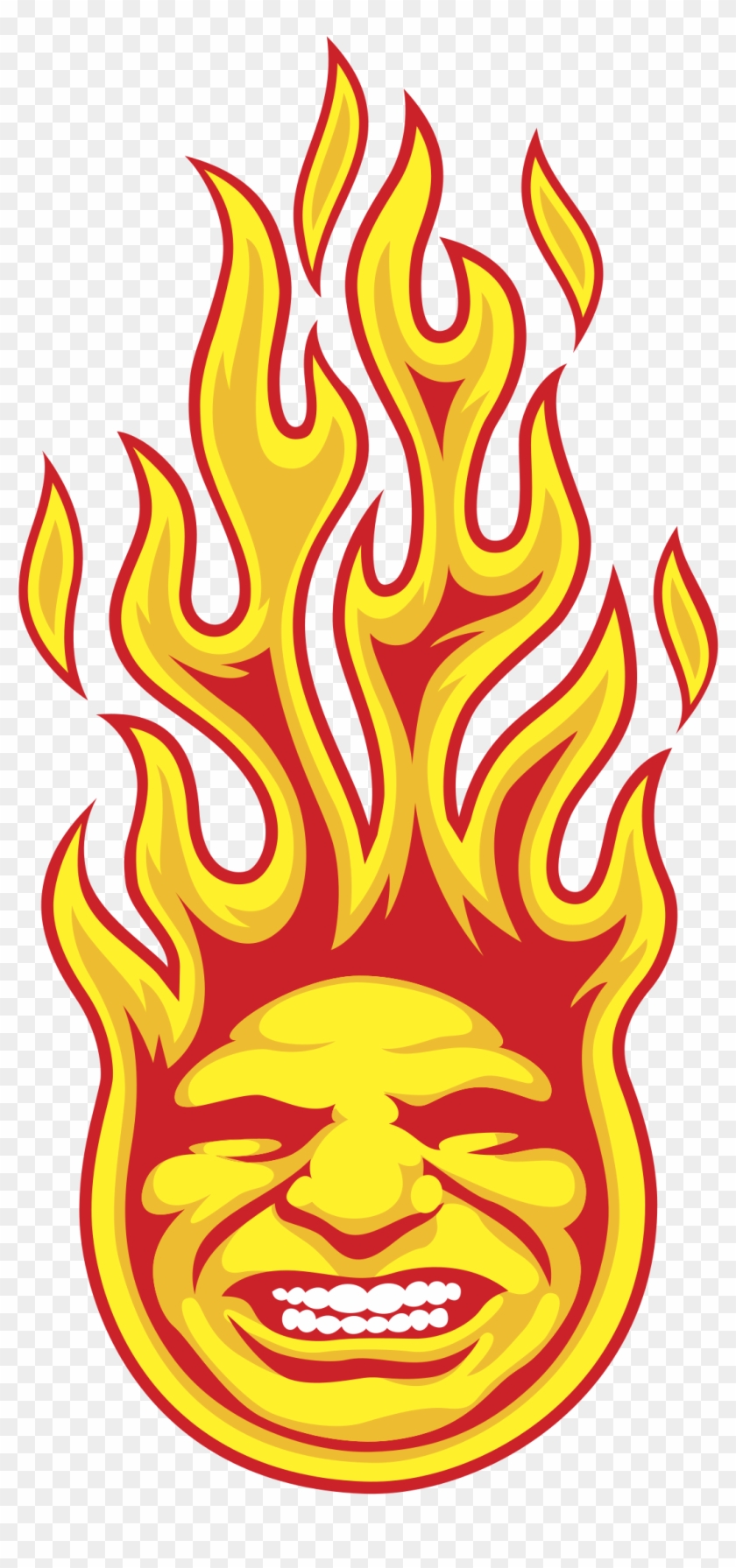 Fire Giant Logo Png Transparent - Fire Clipart #726449