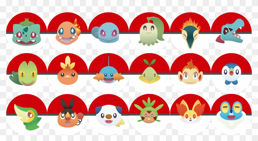 Pokemon Button Set Cartoon Clipart Pikpng