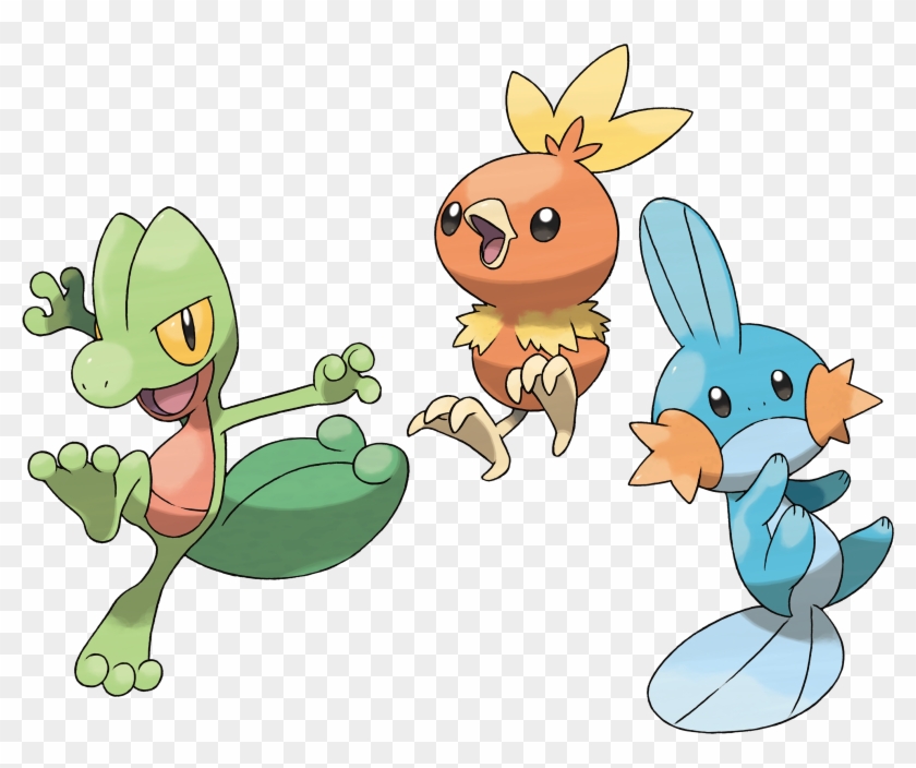 Pokémon Omega Ruby And Alpha Sapphire Pokémon Go Pokémon - Pokemon Treecko Torchic Mudkip Clipart