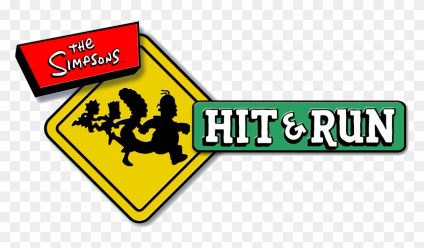 The Simpsons Hit And Run Logo - Simpson Hit And Run Logo Clipart