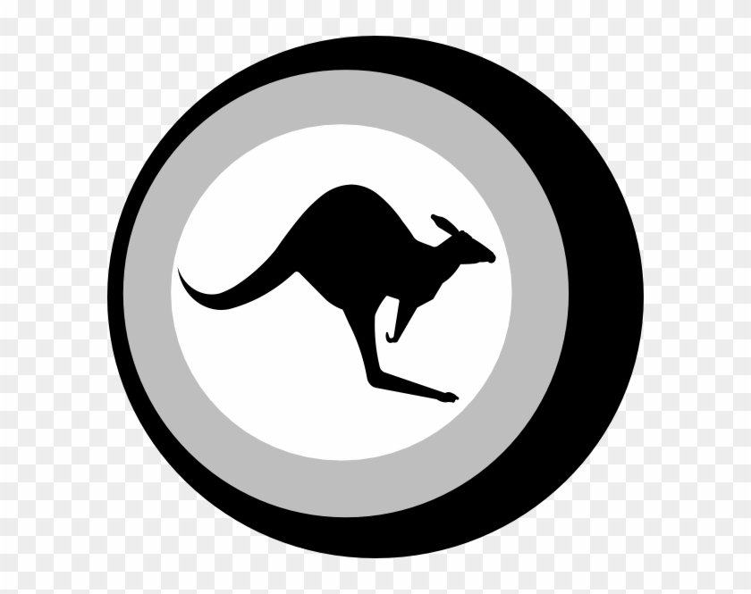 Kangaroo Ball Clip Art - Kangaroo Sign 2km - Png Download #727202