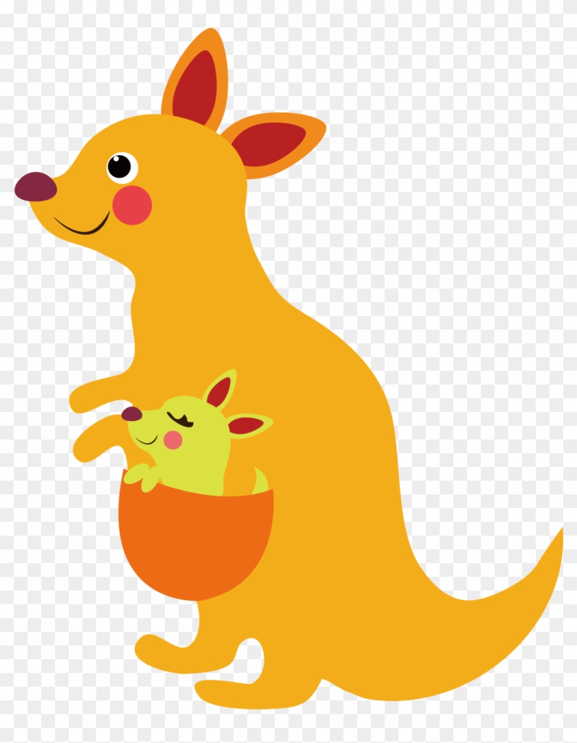 Banner Transparent Library Macropodidae Clip Art Mother - Kangaroo - Png Download #727227