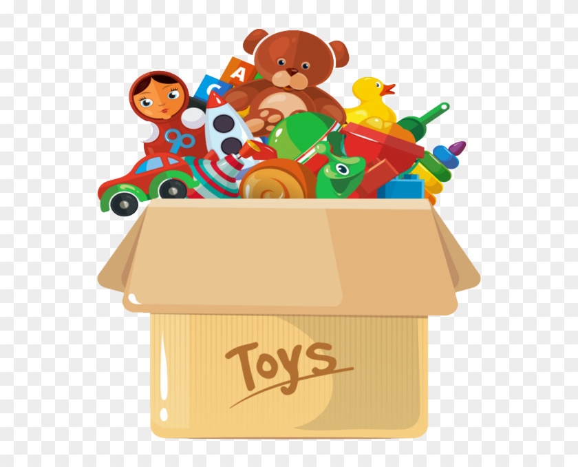 Donate Png Photo - Box Of Toys Png Clipart #727367