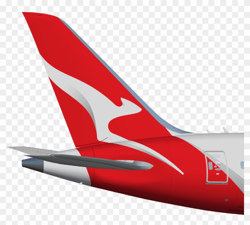Qantas Kangaroo Png - Wide-body Aircraft Clipart