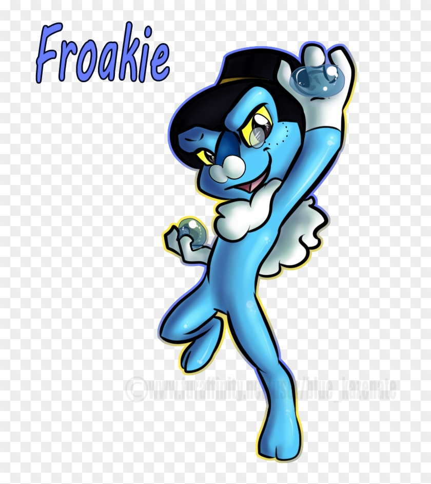 Pokemon X/y Water Starter Froakie - Cartoon Clipart