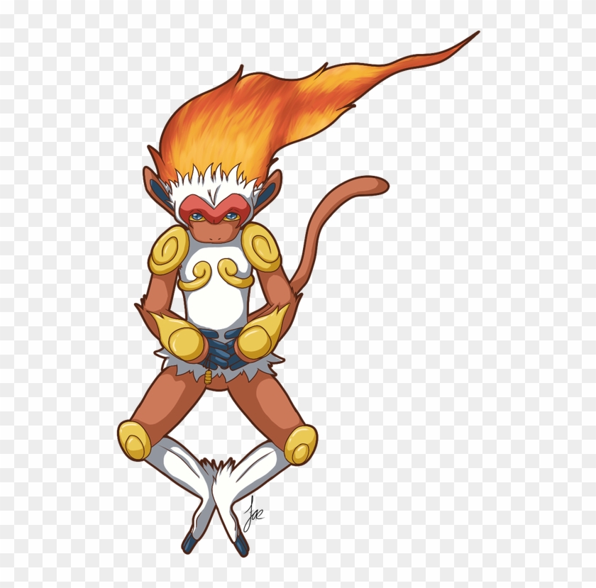 Starter Pokemon, Level 5 Chimchar, Route 201, Sinnoh, Clipart